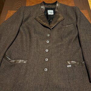 Vintage Moser & Göttlicher - brown tweed jacket